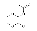 2-acetoxy-3-chloro-[1,4]dioxane Structure