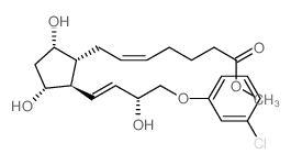 (+)-Cloprostenol methyl ester结构式