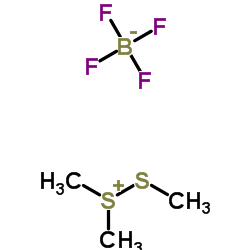 Trimethyldisulfanium tetrafluoroborate Structure