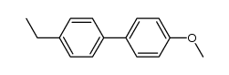 4'-ethyl-4-methoxy-biphenyl结构式