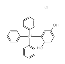 2-(Triphenylphosphoranyl)-1,4-benzenediol structure