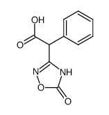 4,5-dihydro-5-oxo-α-phenyl-1,2,4-oxadiazole-3-acetic acid结构式