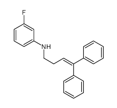 N-(4,4-diphenylbut-3-enyl)-3-fluoroaniline Structure