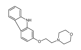 4-[2-(9H-carbazol-2-yloxy)ethyl]morpholine结构式