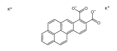 Benzo[a]pyrene-7,8-dicarboxylic acid dipotassium salt Structure