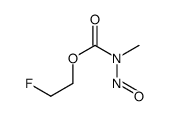 N-Methyl-N-nitrosocarbamic acid 2-fluoroethyl ester结构式