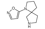 5-(1,7-diazaspiro[4.4]nonan-1-yl)-1,2-oxazole结构式