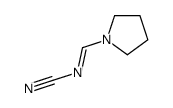 pyrrolidin-1-ylmethylidenecyanamide Structure