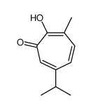 2-hydroxy-3-methyl-6-propan-2-ylcyclohepta-2,4,6-trien-1-one Structure