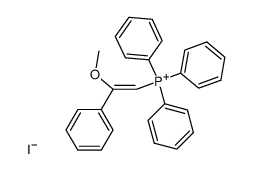 (Z)-(2-methoxy-2-phenylvinyl)triphenylphosphonium iodide结构式