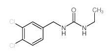 Urea,N-[(3,4-dichlorophenyl)methyl]-N'-ethyl- Structure