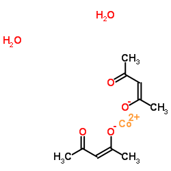 COBALT(II) ACETYLACETONATE DIHYDRATE Structure