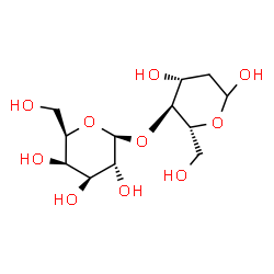 2-DEOXY-4-O-BETA-D-GALACTOPYRANOSYL-D-ARABINO-HEXOSE structure