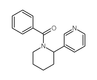 Methanone,phenyl[2-(3-pyridinyl)-1-piperidinyl]- Structure