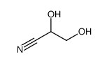 2,3-dihydroxypropanenitrile Structure