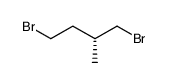 (R)-1,4-dibromo-2-methylbutane结构式