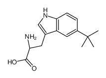 (2S)-2-amino-3-(5-tert-butyl-1H-indol-3-yl)propanoic acid Structure