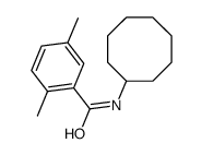 Benzamide, N-cyclooctyl-2,5-dimethyl- (9CI) structure