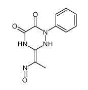 3-(1-nitrosoethylidene)-1-phenyl-1,2,4-triazinane-5,6-dione Structure