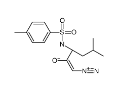 (Z,3S)-1-diazonio-5-methyl-3-[(4-methylphenyl)sulfonylamino]hex-1-en-2-olate Structure