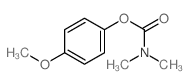 (4-methoxyphenyl) N,N-dimethylcarbamate Structure