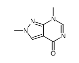 2,7-dimethylpyrazolo[3,4-d]pyrimidin-4-one结构式