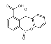 Benzoic acid,2-benzoyl-3-nitro- Structure