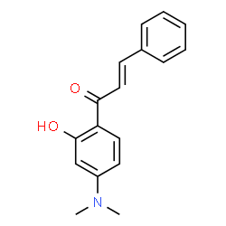 4'-(dimethylamino)-2'-hydroxychalcone结构式