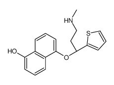 5-[(1S)-3-(methylamino)-1-thiophen-2-ylpropoxy]naphthalen-1-ol Structure