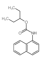 pentan-3-yl N-naphthalen-1-ylcarbamate结构式