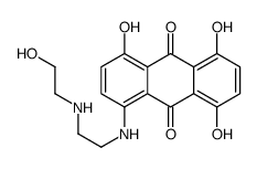 1,4,5-Trihydroxy-8-((2-((2-hydroxyethyl)amino)ethyl)amino)-9,10-anthra cenedione结构式