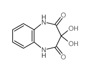 3,3-Dihydroxy-1H-1,5-benzodiazepine-2,4(3H,5H)-dione结构式