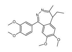 DEXTOFISOPAM,(R)-(5R)-1-(3,4-DIMETHOXYPHENYL)-5-ETHYL-7,8-DIMETHOXY-4-METHYL-5H-2,3-BENZODIAZEPINE Structure