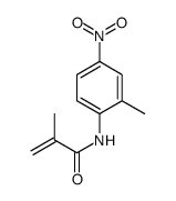 2-Propenamide,2-methyl-N-(2-methyl-4-nitrophenyl)-(9CI)结构式