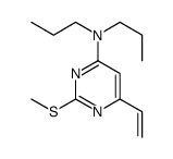 6-ethenyl-2-methylsulfanyl-N,N-dipropylpyrimidin-4-amine Structure