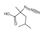 2-azido-2,4-dimethylpentanoic acid Structure