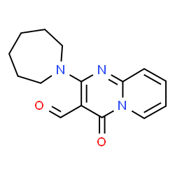 2-AZEPAN-1-YL-4-OXO-4H-PYRIDO[1,2-A]PYRIMIDINE-3-CARBALDEHYDE结构式