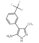 3-METHYL-4-[3-(TRIFLUOROMETHYL)PHENYL]-1H-PYRAZOL-5-AMINE picture