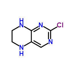 2-CHLORO-5,6,7,8-TETRAHYDROPTERIDINE Structure