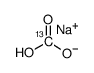 Bicarbonate-13C sodium Structure