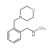 N-METHYL-N-[2-(MORPHOLIN-4-YLMETHYL)BENZYL]AMINE structure