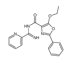 N-[amino(pyridin-2-yl)methylidene]-5-ethoxy-2-phenyl-1,3-oxazole-4-carboxamide Structure