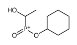 cyclohexyloxy-(1-hydroxyethyl)-oxophosphanium结构式