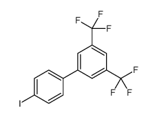 4-[3,5-BIS(TRIFLUOROMETHYL)PHENYL]IODOBENZENE Structure