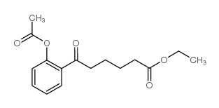 ETHYL 6-(2-ACETOXYPHENYL)-6-OXOHEXANOATE Structure