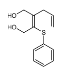 2-phenylsulfanyl-3-prop-2-enylbut-2-ene-1,4-diol Structure