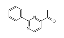 1-(2-phenylpyrimidin-4-yl)ethanone Structure