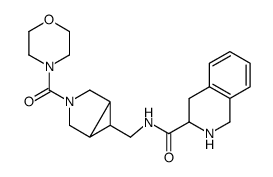 N-{[3-(Morpholin-4-ylcarbonyl)-3-azabicyclo[3.1.0]hex-6-yl]methyl}-1,2,3,4-tetrahydroisoquinoline-3-carboxamide Structure