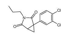 1-(3,4-dichlorophenyl)-3-propyl-3-azabicyclo[3.1.0]hexane-2,4-dione结构式