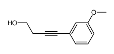 4-(3-methoxyphenyl)-but-3-yn-1-ol结构式